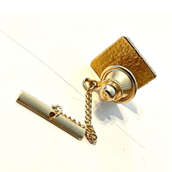 Vintage 60s Glass Dichroic Cuff Link Set - Picture 6 of 8